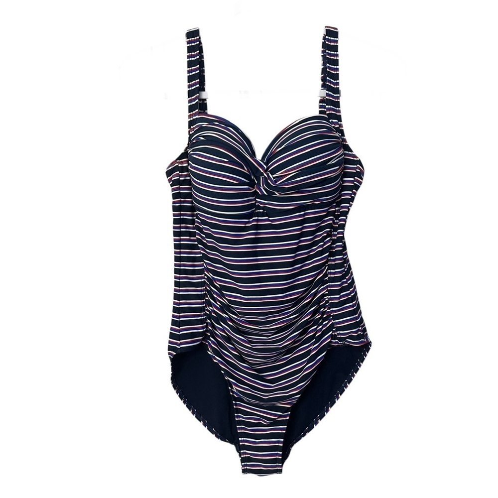Niptuck Stripe One Piece Swimsuit